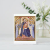 Madonna in Glory, c.1315 (tempera op het paneel) Briefkaart (Staand voorkant)