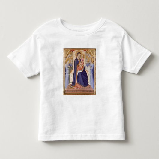 Madonna in Glory, c.1315 (tempera op het paneel) Kinder Shirts (Voorkant)