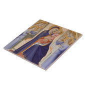 Madonna in Glory, c.1315 (tempera op het paneel) Tegeltje (Zijkant)