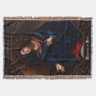 Madonna in Glory door Carlo Dolci Deken
