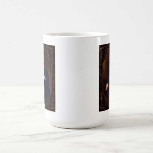 Madonna in Glory door Carlo Dolci Magische Mok (Midden)