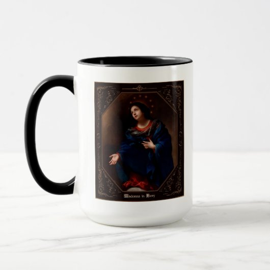 Madonna in Glory door Carlo Dolci Mok (Links)
