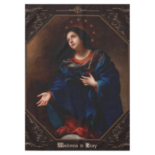 Madonna in Glory door Carlo Dolci Tafelkleed