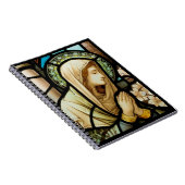 Madonna in het Glas in lood van Prayer Notitieboek (Rechterzijde)