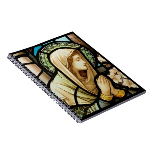 Madonna in het Glas in lood van Prayer Notitieboek (Rechterzijde)
