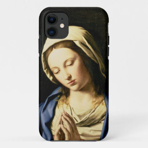 Madonna in Prayer (olie op doek) Case-Mate iPhone Case
