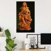 Madonna, Jezus en Sint John de Baptist Poster (Thuiskantoor)