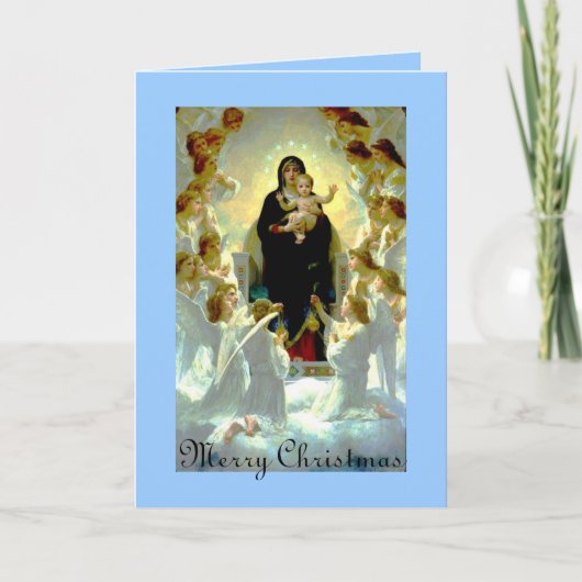 Madonna-kerstKaart Feestdagen Kaart (Voorkant)