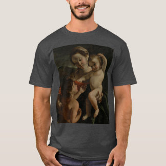 Madonna & Kind met het kind Johannes de Doper T-shirt