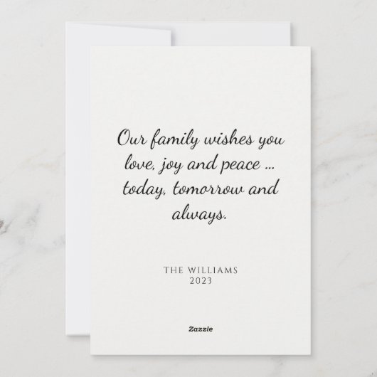  Madonna & kind Religieuze Retro Kerst Feestdagenkaart (Achterkant)