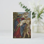 Madonna, Kind, Sint John de Baptist door Botticell Briefkaart (Staand voorkant)