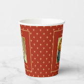 Madonna & Kind Traditionele Religieuze Kerstmis Papieren Bekers (Links)