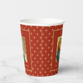 Madonna & Kind Traditionele Religieuze Kerstmis Papieren Bekers (Rechts)