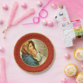 Madonna & Kind Traditionele Religieuze Kerstmis Papieren Bordje (Feest)