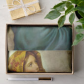 Madonna & Kind Traditionele Religieuze Kerstmis Tissuepapier (Geschenk)