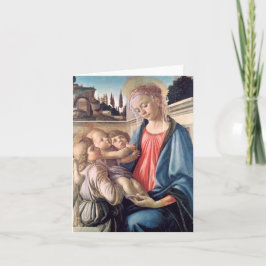 Madonna & Kind Twee het Fijne Art. van Botticelli Kaart