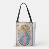 Madonna Koningin van de Hemel op Kant Tote Bag (Achterkant)