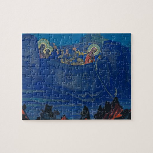 Madonna Laboris door Nicholas Roerich Legpuzzel (Horizontaal)
