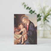 Madonna leert het kind Jezus Briefkaart (Staand voorkant)