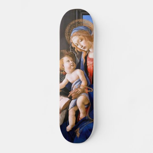 Madonna leert het kind Jezus Sandro Botticelli Skateboard (Voorkant)