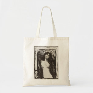 Madonna Liebendes Weib (1895) van Edvard Munch Tote Bag