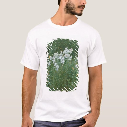 Madonna Lilies in een tuin T-shirt (Voorkant)
