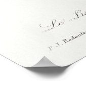 Madonna Lily van Choix, Redouté. Poster (Hoek)