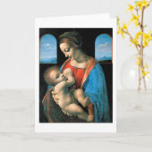Madonna Litta, Leonardo da Vinci, 1490-1491 Kaart (Gele Bloem)