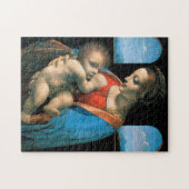 Madonna Litta, Leonardo da Vinci, 1490-1491 Legpuzzel (Horizontaal)