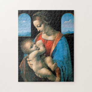 Madonna Litta, Leonardo da Vinci, 1490-1491 Legpuzzel
