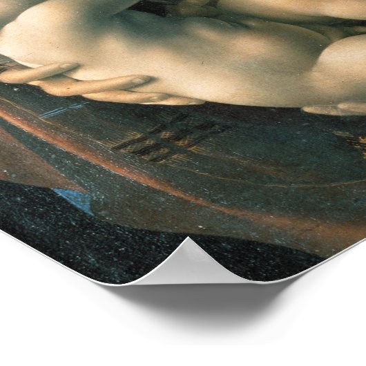 Madonna Litta, Leonardo da Vinci, 1490-1491 Poster (Hoek)