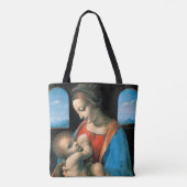Madonna Litta, Leonardo da Vinci, 1490-1491 Tote Bag (Achterkant)