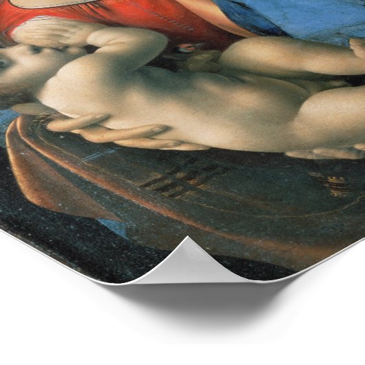 Madonna Litta, Leonardo da Vinci Fine Art Poster (Hoek)
