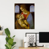 Madonna Litta van Leonardo Da Vinci Poster (Thuiskantoor)