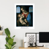 Madonna Litta van Leonardo Da Vinci Poster (Thuiskantoor)