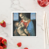 Madonna Litta van Leonardo da Vinci Servetten (Insitu)