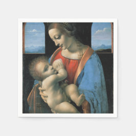 Madonna Litta van Leonardo da Vinci Servetten