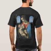 Madonna Litta van Leonardo da Vinci T-shirt (Achterkant)