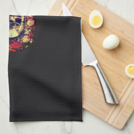 Madonna – Maria – Blumenkranz – Vintage Theedoek