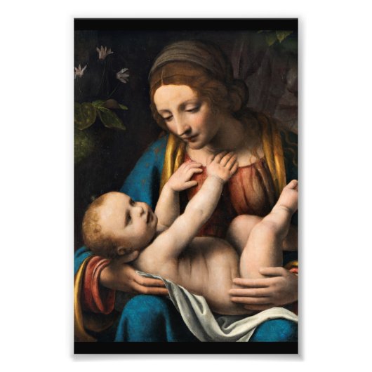 Madonna med Kristusbarnet.pg Foto Afdruk (Voorkant)