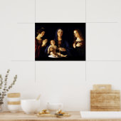 Madonna met Child Jesus - Catherine - Magdalene Poster (Keuken)