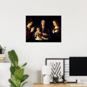 Madonna met Child Jesus - Catherine - Magdalene Poster (Thuiskantoor)