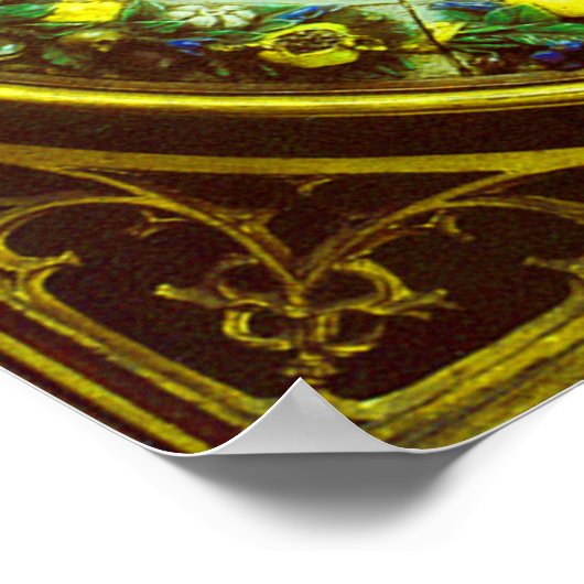 MADONNA MET CHILD RENAISSANCE FLORAL CROWN POSTER (Hoek)