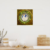 MADONNA MET CHILD RENAISSANCE FLORAL CROWN POSTER (Keuken)