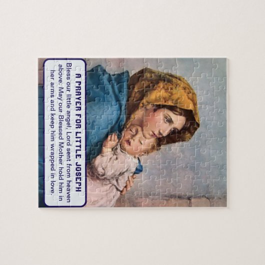 Madonna met Christ Child Baby Boy Keepsake Legpuzzel (Horizontaal)
