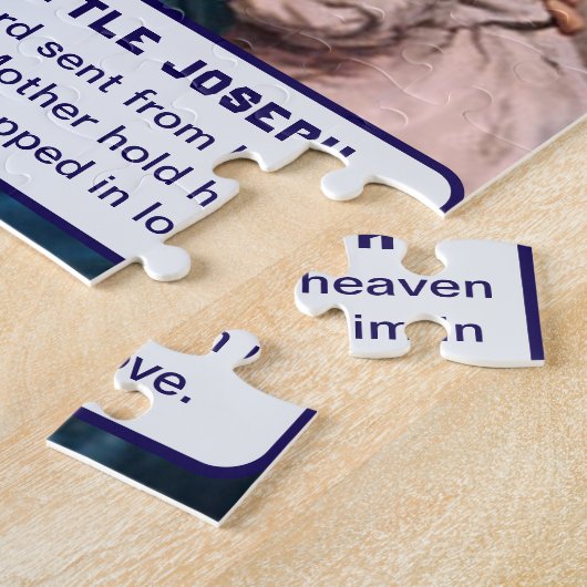 Madonna met Christ Child Baby Boy Keepsake Legpuzzel (Zijkant)