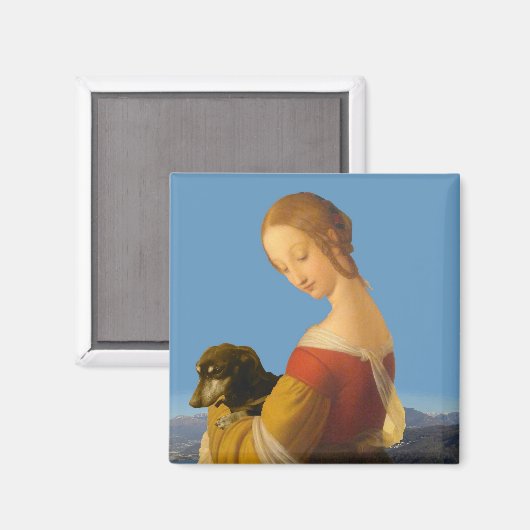 "Madonna met Dachshund" Tate Britain Magnet (Voorkant / Achterkant)