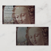 Madonna met de anjer van Leonardo da Vinci Visitekaartje (Voorkant / Achterkant)