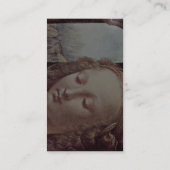 Madonna met de anjer van Leonardo da Vinci Visitekaartje (Achterkant)