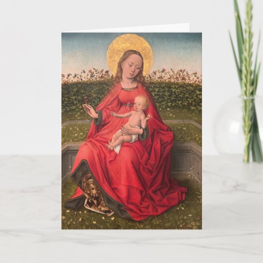 Madonna met de kerstkaart voor kinderen kaart (Voorkant)